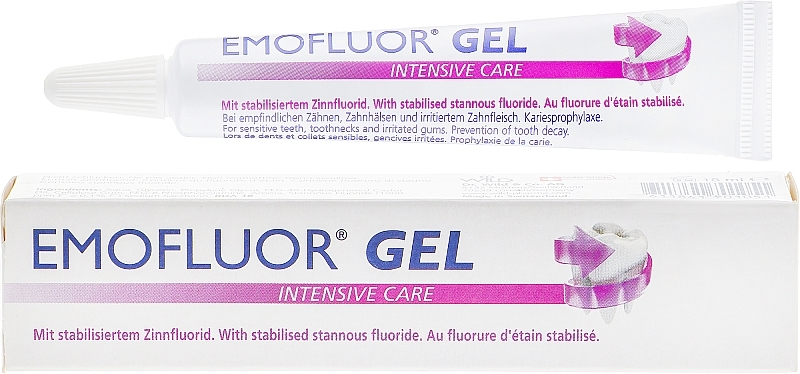 Emofluor Gel có công dụng làm se khít lợi, làm lành vết thương