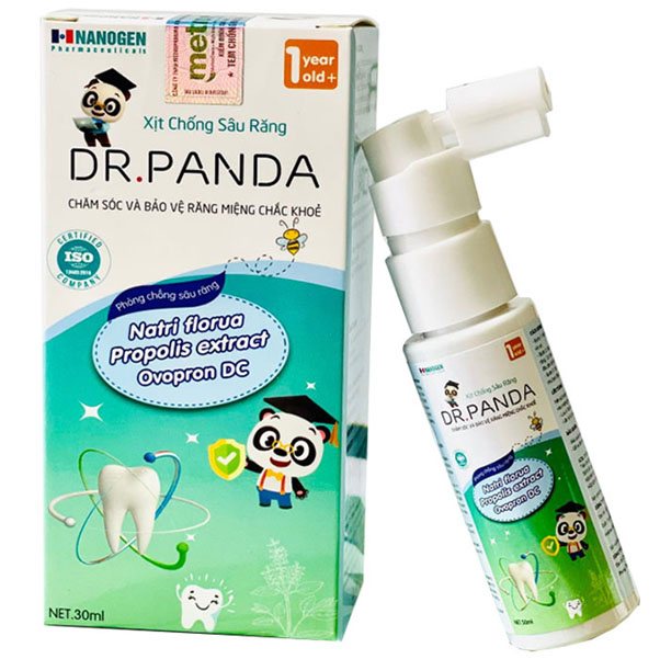  Xịt ngăn ngừa sâu răng Dr.Panda là sự lựa chọn độc đáo