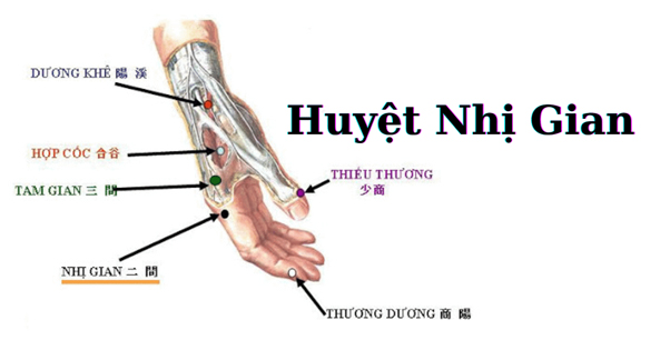 Huyệt nhị gian là một lựa chọn hữu ích trong việc chữa trị đau răng