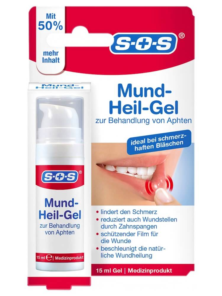 Gel bôi nhiệt miệng SOS Mund Heil Gel là một sản phẩm chăm sóc sức khỏe miệng an toàn và hiệu quả cho bé