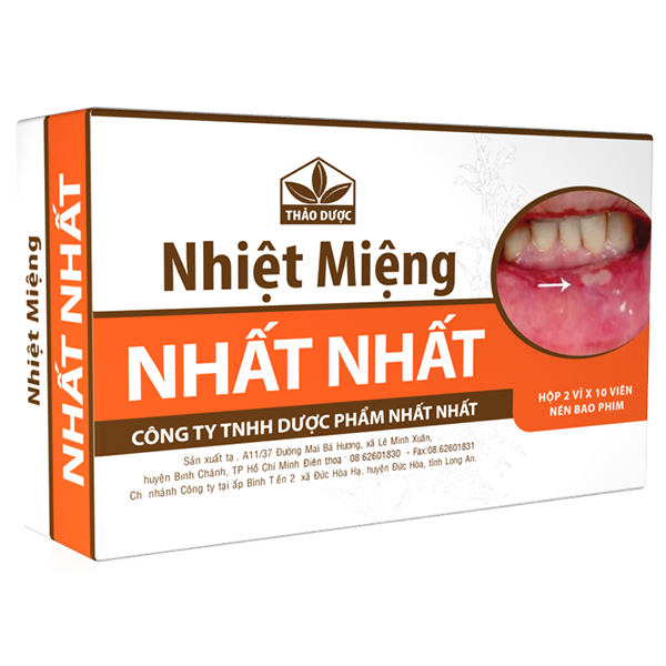 Nhiệt miệng Nhất Nhất là một sản phẩm chăm sóc sức khỏe miệng